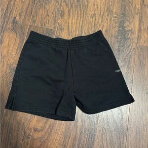 TNA Sweatfleece shorts in black size medium